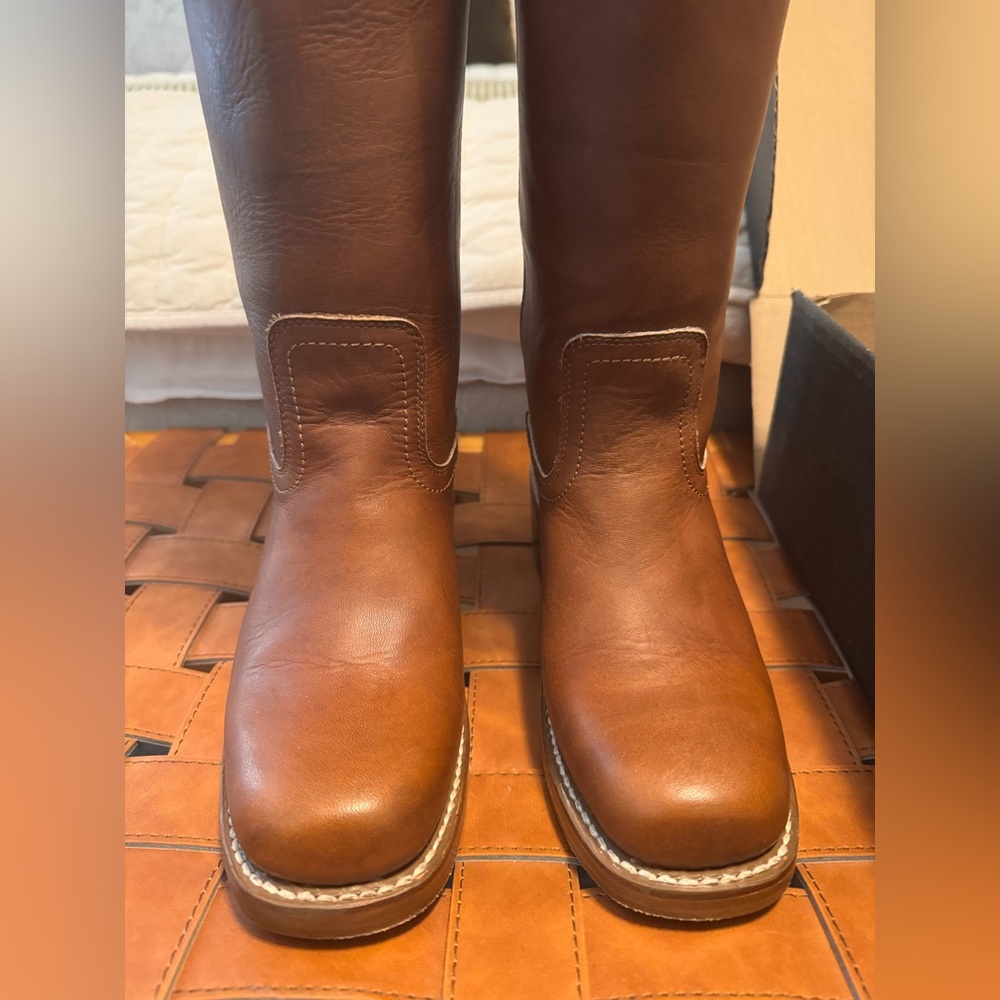 Frye Campus 14L boot in Saddle Montana Leather - Picture 2 of 13